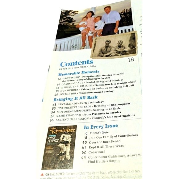 REMINISCE MAGAZINE GREAT VINTAGE PHOTOS & STORIES OF THE GOOD OLD DAYS  AB9 - Picture 3 of 4